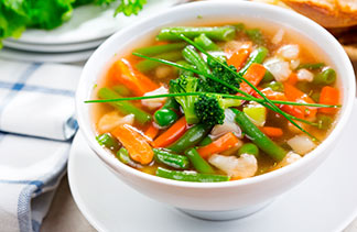 обезжиренная диета овощной суп