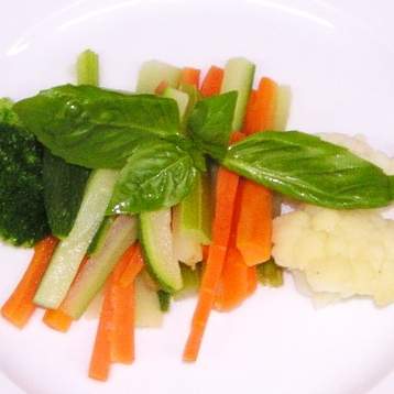 сухая диета - отварные овощи