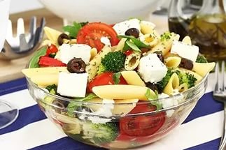 средиземноморский салат с пастой диета меню 6-ой день