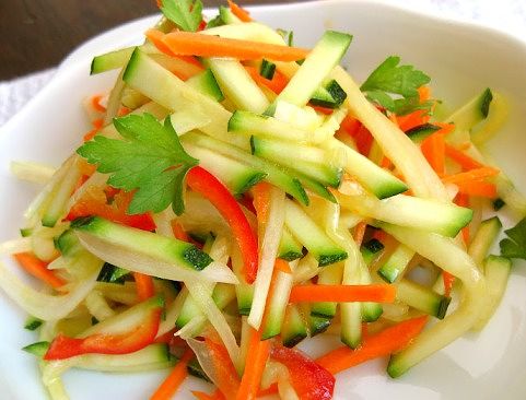 кабачковая диета салат