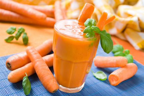 продукты очищающие организм морковный сок
