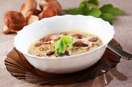 ПП-рецепты от Fitness House грибной суп с сыром