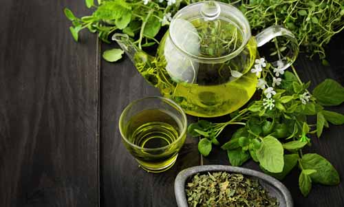 продукты против целлюлита зеленый чай