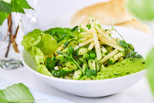 рецепты с зеленью для похудения салат зеленый